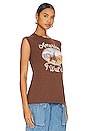 view 3 of 5 American West Moto Tee in Chocolate Brown