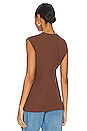 view 4 of 5 American West Moto Tee in Chocolate Brown
