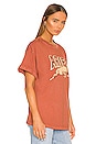 view 2 of 4 Aries Collegiate Tee in Terracotta