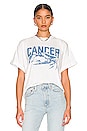 view 1 of 4 T-SHIRT CANCER COLLEGIATE in Vintage White