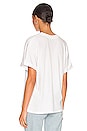 view 3 of 4 T-SHIRT CANCER COLLEGIATE in Vintage White