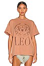 view 2 of 5 Leo Collegiate Tee in Clay