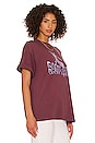 view 2 of 4 T-SHIRT SAGITTARIUS COLLEGIATE in Plum