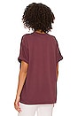 view 3 of 4 T-SHIRT SAGITTARIUS COLLEGIATE in Plum