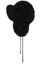 view 4 of 4 Cher Fluffy Aviator Hat in Black