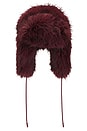 view 1 of 4 Cher Hat in Vino Rosso
