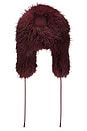 view 2 of 4 Cher Hat in Vino Rosso