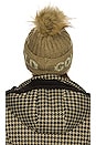 view 2 of 3 Hodd Faux Fur Beanie in Gold