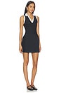view 2 of 3 VESTIDO PLISSE in Black