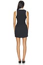 view 3 of 3 VESTIDO PLISSE in Black