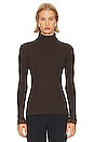view 1 of 4 Mira Sweater in Dark Brown