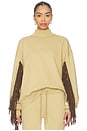 view 1 of 4 Frenzy Crew Neck Sweater in Caramello