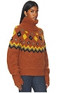 view 2 of 5 Hanashi Sweater in Deep Mocha
