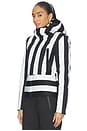view 3 of 6 Linea Ski Jacket in Black & White