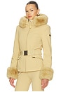 view 2 of 5 Prezioso Faux Border Ski Jacket in Caramello