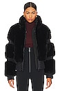 view 1 of 5 Furry Ski Jacket in Black