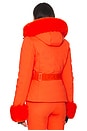 view 4 of 7 Giselle Softshell Down Jacket With Fur Cuffs in Orange