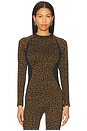 view 1 of 5 Feline Baselayer Long Sleeve in Jaguar