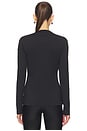 view 3 of 5 Aurea Long Sleeve Tee in Black