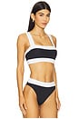 view 2 of 4 Plonge Bikini Top in Black