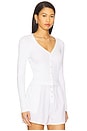 view 2 of 4 Rib Crop Cardi in White