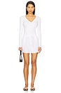 view 4 of 4 Rib Crop Cardi in White