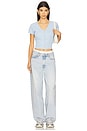 view 4 of 4 Pointelle Short Sleeve Cardigan in Placid