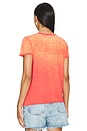 view 3 of 4 Gradient Short Sleeve Boy Tee Shirt in Coral