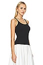 view 2 of 4 Pointelle Cami Top in Black