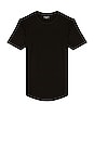 view 1 of 3 Supima Scallop Crew in Black