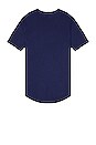 view 2 of 3 Supima Scallop Crew in Goodlife Navy