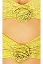 view 4 of 4 Cut Out Mini Dress in Yellow Fluo