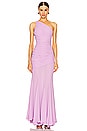 view 1 of 3 One Shoulder Gown in Lilac