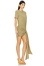 view 2 of 4 Draped Mini Dress in Olive