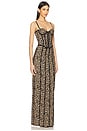 view 2 of 3 Bustier Maxi Dress in Camel
