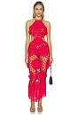 view 1 of 3 ROBE KNIT in Red