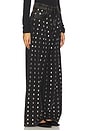 view 2 of 6 Embellished Wide Leg Jean in Black Denim