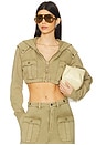 view 1 of 5 Utility Hoodie in Olive