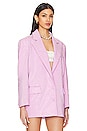 view 3 of 6 Oversized Blazer in Lilac Pink