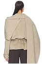 view 6 of 6 Shawl Wrap Short Trench in Beige
