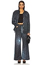 view 5 of 6 Wide Leg Trousers in Blue