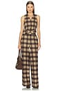 view 5 of 6 Plaid Pant in Beige
