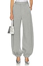 view 1 of 6 Balloon Trouser in Grey