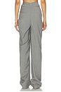 view 4 of 6 Draped Trouser in Grey