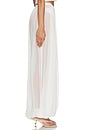 view 3 of 6 PANTALON WIDE LEG in White