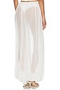 view 4 of 6 PANTALON WIDE LEG in White