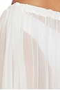 view 6 of 6 PANTALON WIDE LEG in White