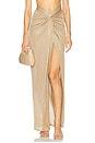 view 1 of 7 Knotted Skirt in Camel