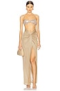 view 6 of 7 Knotted Skirt in Camel