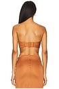 view 3 of 5 Strapless Top in Rust